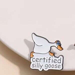 Certified Silly Goose Enamel Pin